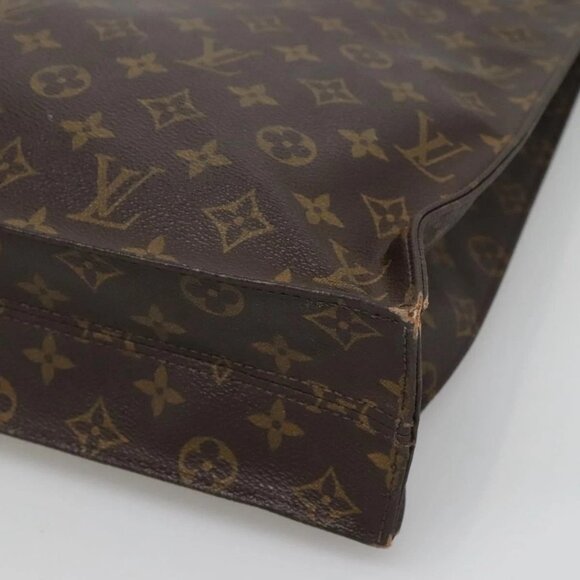 LOUIS VUITTON Monogram Sac Plat Hand Bag M51140 LV Auth 131541 - Picture 4 of 16